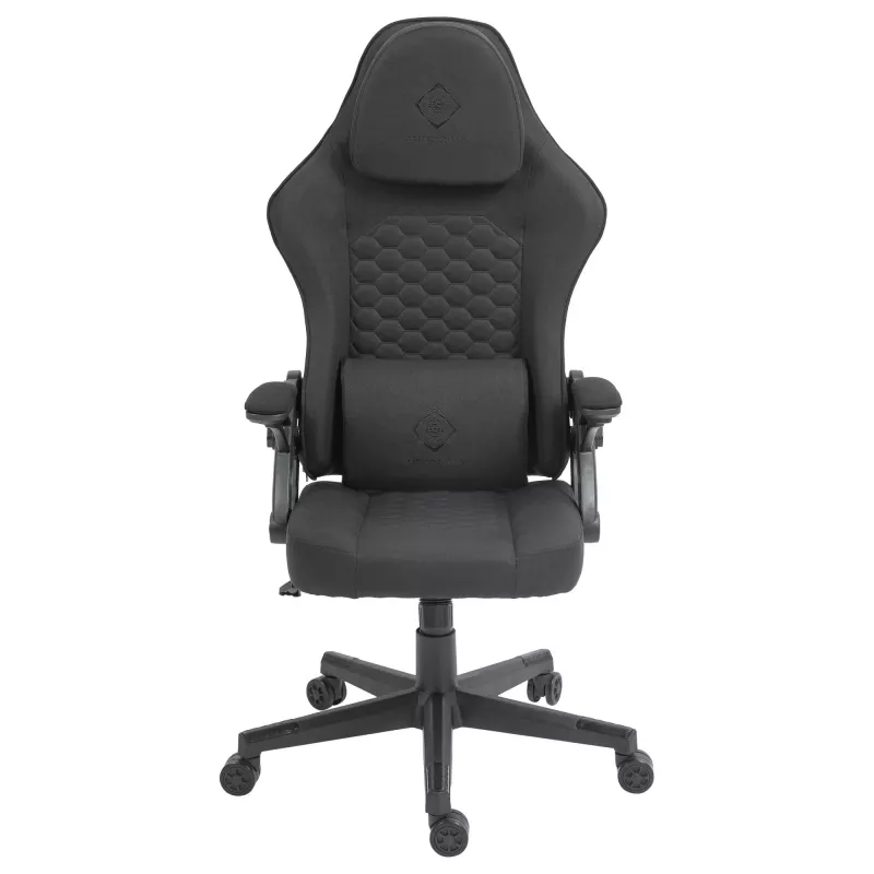 Deltaco DC130 Gamingstuhl Soft Woven Mesh melns (GAM-180)