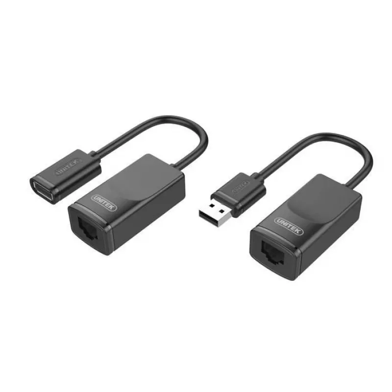 Tīkla kabelis UNITEK Y-UE01001 Dokstacija/Portu replikators USB 3.0 60m Melns