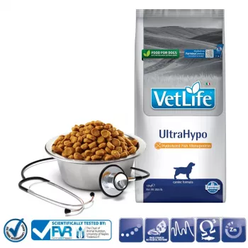 FARMINA Vet Life UltraHypo sausā suņu barība - 12 kg