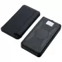 Portatīvais akumulators PowerNeed ES20000B 20000mAh — 2x USB 5V/2A, 9W, ūdensizturīgs, melns, 370 g