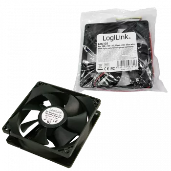 Dzesētājs LogiLink FAN103 PC korpusa ventilators 120 mm