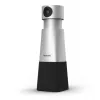 Philips PSE0550 SmartMeeting portatīva 4K kamera videozvaniem ar iebūvētu mikrofonu, 30 kadri/s, USB, melnā un sudraba krāsā