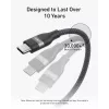 USB-C uz USB-C kabelis Anker A82E2 — 0,9 m, melns