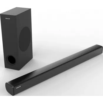 SENCOR SSB 5500BW Skaņas josla 2.1 kanāls 160 W ar bezvadu zemfrekvences skaļruni