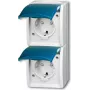 Busch Jaeger 2084-0-0719 Kontaktligzda CEE 7/3 Zila - Balta