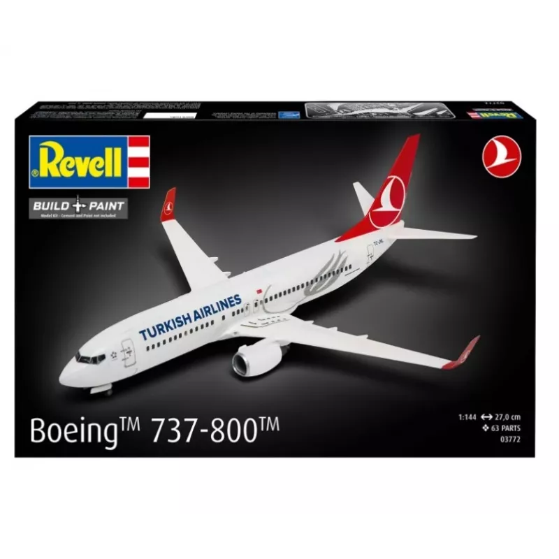 Plastmasas lidmašīnas modelis REVELL Boeing 737-800 Turkish Air 1:144