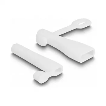 DeLOCK putekļu aizsargvāciņš USB Type-A vīrišķajam un Apple Lightning vīrišķajam savienotājam, 2 gabalu komplekts, balts