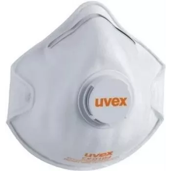 UVEX silv-air classic 2210 FFP2 elpošanas aizsargmaskas ar vārstu – iepakojums 15 gab.
