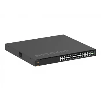 NETGEAR MSM4332 Pārvaldāms L3 PoE slēdzis 1U Melns