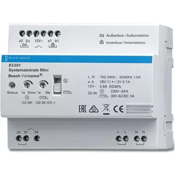 Busch-Jaeger 83301 centrālā viedās mājas vadības iekārta Wired (2CKA008300A0462)