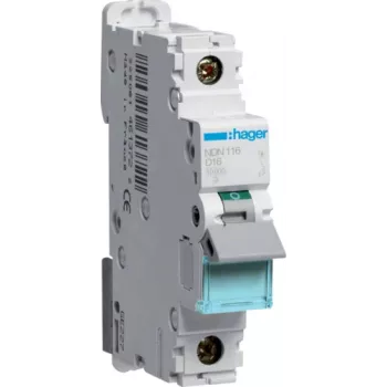 Hager NDN116 D tipa automātiskais slēdzis 16A 1 modulis