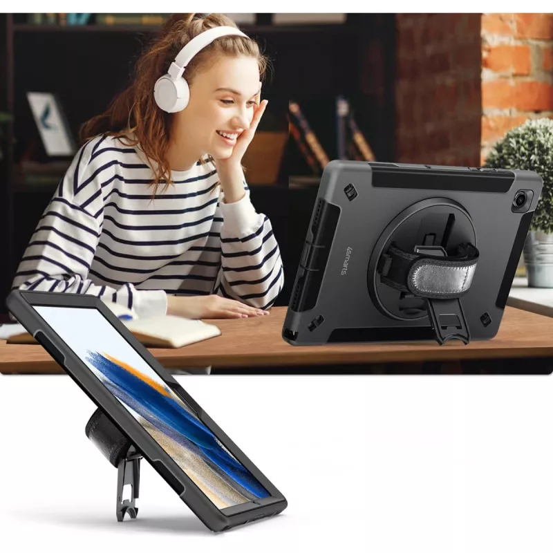 4smarts Rugged Case Grip Samsung Galaxy Tab A9 22,1 cm (8,7 inch) Melns