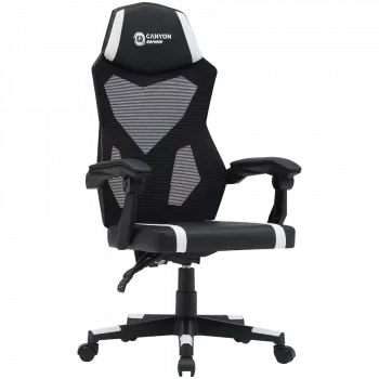 CANYON Flow MCH01 Mesh Melnbalts spēļu krēsls