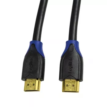 LogiLink CH0067 HDMI kabelis 15 m HDMI Type A (Standarta) Melns