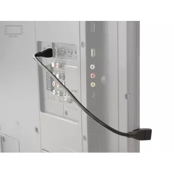 USB pagarinātāja kabelis DeLOCK 35cm USB 2.0 83498 Melns