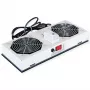 ROLINE ventilatora bloks 26.21.0019 — 2 ventilatori 19 inch sienas korpusam, pelēks