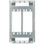 Sadalītāja korpuss Corning VKA2/DIN 52-300-00000 2 DIN sliežu stiprinājumiem, 200×330×100 mm