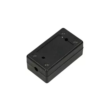 Savienojuma kārba Extralink Cat5e UTP kabelim, plastmasa, melna, 1 ports