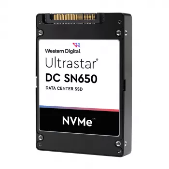 SSD disks WESTERN DIGITAL Ultrastar DC SN650 7680GB U.3 PCIe 4.0 NVMe TLC ISE