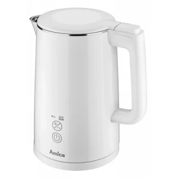Elektriskā tējkanna AMICA 1.5L 2200W Sudraba
