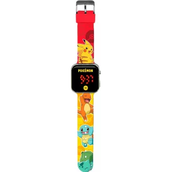 Bērnu digitālais LED pulkstenis Kids Euroswan Pokémon POK4435