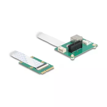 DeLOCK 64345 Iekšējais PCIe adapteris no Mini PCI Express uz PCI Express ar USB 2.0 portu