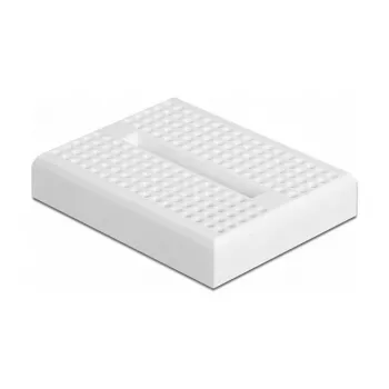 Breadboard bezlodēšanas DELOCK 18316 — prototipēšanas plate, plastmasa, 36×46×10 mm, balta