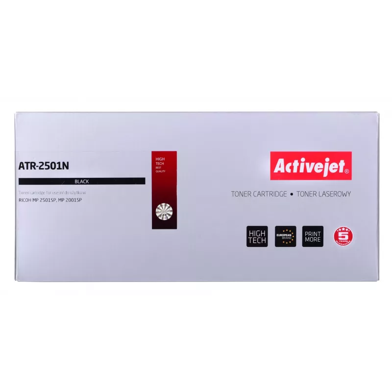 Activejet ATR-2501N Toner (aizstāj Ricoh 841769, 841991, 842009; Supreme; 9000 lapas; melns)
