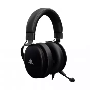 Spēļu austiņas White Shark GH-2540 Elephant Black ar RGB apgaismojumu un noņemamu mikrofonu