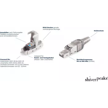Keystone modulis plakans ShiverPeaks BS08-01041-2