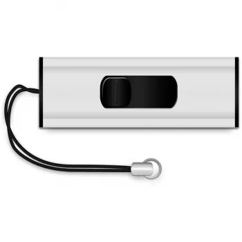 MediaRange SuperSpeed USB zibatmiņa - 8GB - USB 3.0 - Melns/Sudrabs (MR914)