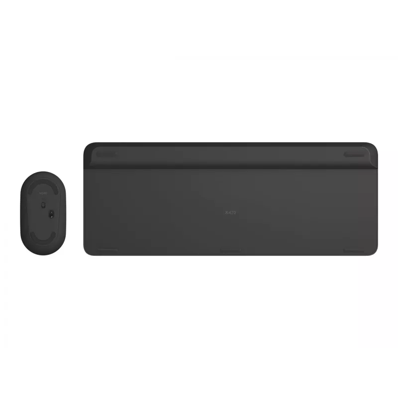 Bezvadu tastatūras un peles komplekts Logitech MK470 Slim Combo, grafīts