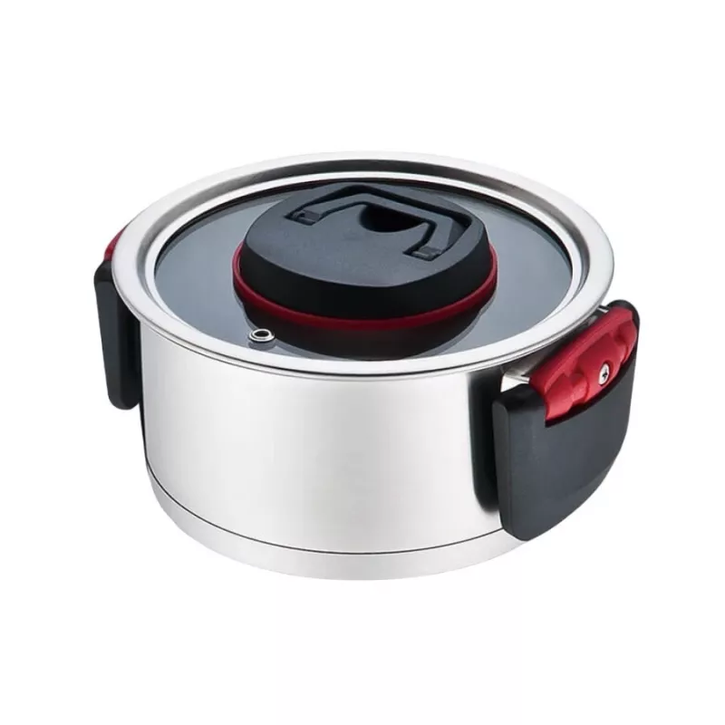 Gatavošanas katls Maestro MR-3530-24 nerūsējošais tērauds 24 cm, 5.5 L, salokāmi rokturi, stikla vāks