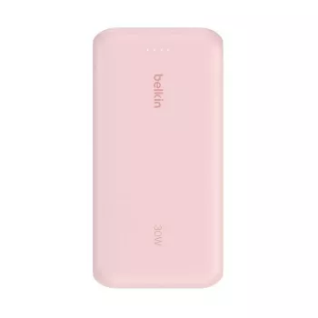 Belkin BPB024HQPK 10 000 mAh ārējais akumulators ar 20 W ātro uzlādi un iebūvētu USB-C kabeli