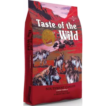 TASTE OF THE WILD Southwest Canyon Canine Formula - sausā suņu barība - 5,6 kg