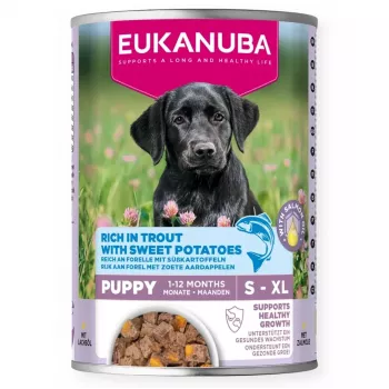EUKANUBA suņu barība kārbā Kucēns Pieaugušais, 400 g