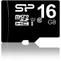 MicroSDHC atmiņas karte Silicon Power 16GB Class 10 UHS-I U1 40 MB/s, ūdensizturīga, melna
