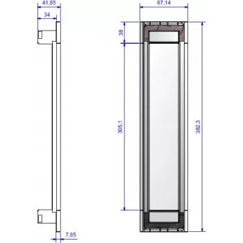 Pagarinātājs Bachmann COVER 6-vietīgs modelis 915.524 ar 6 kontaktligzdām