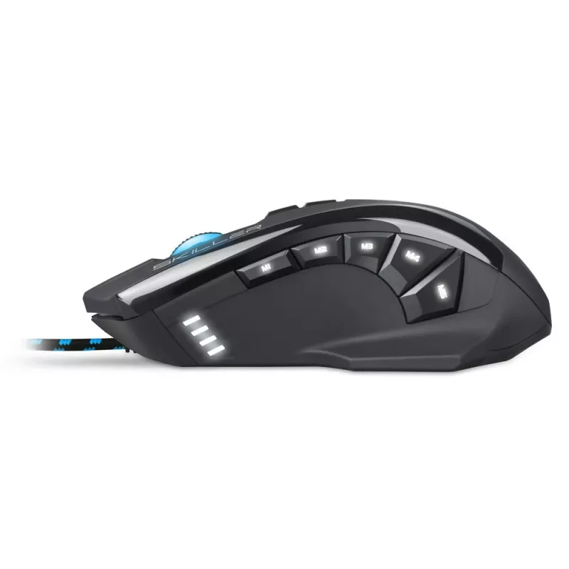 Sharkoon Skiller SGM1 spēļu pele labročiem USB tipa A optiskā 10800 DPI