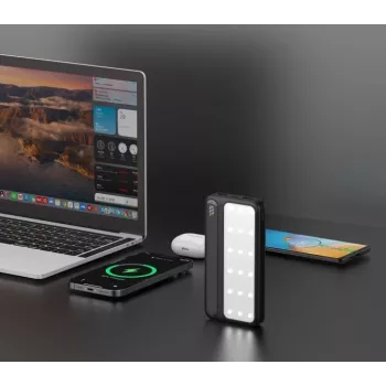Pārnēsājams barošanas bloks Rebeltec P20 LCDPD LAMP 20000mAh