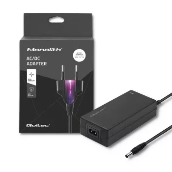 Barošanas adapteris Qoltec 50796, 60 W, melns
