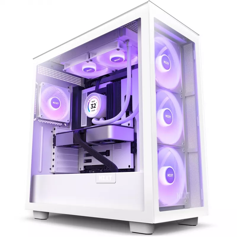 All-in-one šķidruma dzesētājs NZXT Kraken Elite 240 RGB 12 cm Balts