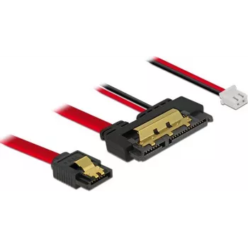 SATA kabelis DeLOCK 85238 0,1 m SATA 7-pin + Molex (4-pin)