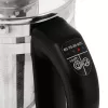 Adler tējkanna AD 1299 | Elektriskā | 2200 W | 1.5 L | Stikla | 360° grozāma pamatne | Melna