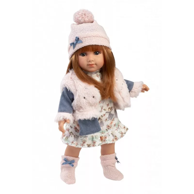 Leļļu Llorens Nicole 35 cm — reālistiskas sejas vaibsti, mīksts ķermenis, mazuļa lelle
