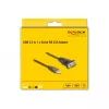 DeLOCK Adapter USB 2.0 Type-A uz Serial RS-232 D-Sub 9 kontaktu vīrišķais 1.5m