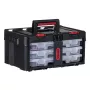 Instrumentu kaste KETER Stack'N'Roll (17210831/253380) ar 3 organizatoriem Melna