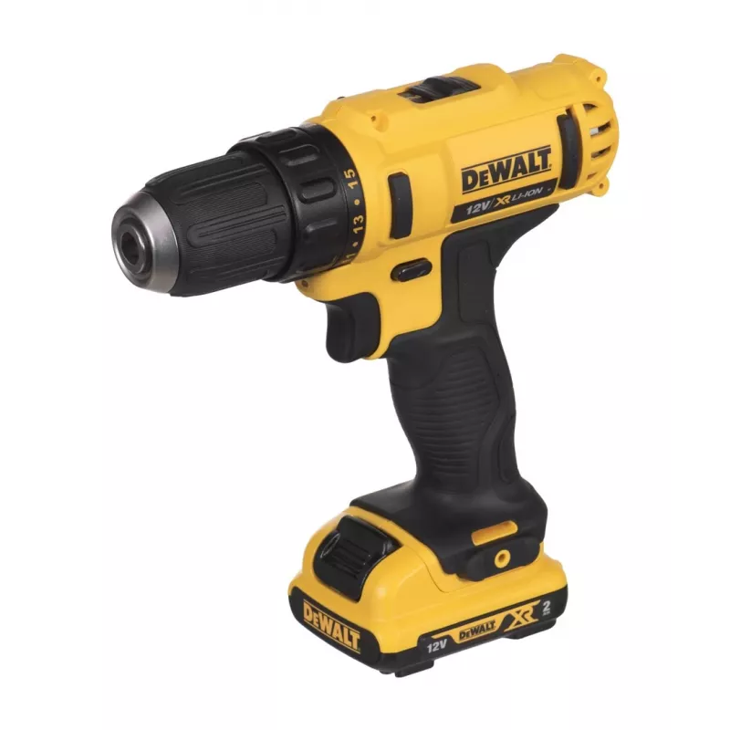 DeWALT DCD bezatslēgas 10,8V bezvadu urbjmašīna-skrūvgriezis Li-Ion, Eiropas kontaktdakša