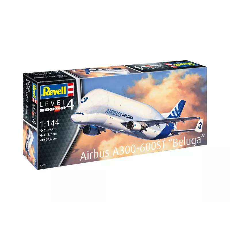 Revell 1:144 Airbus A300-600ST Beluga Plastikas Modeļa Komplekts