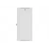 Lanberg sienas montāžas sadales skapis 19'' 27U 600x600mm pelēks (stikla durvis)
